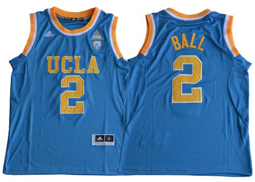 Bruins #2 Lonzo Ball Blue Stitched Youth NCAA Jersey